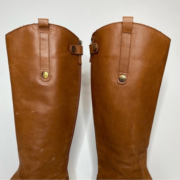 Sam Edelman Penny Whiskey Leather Riding Boot 7M - Picture 10 of 16